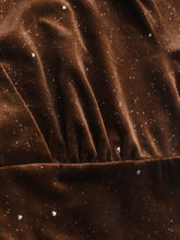 V-Neck Glitter Blouse