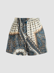 Boho Paisley Shorts