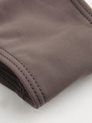 Solid Criss Cross Halter Underwire Bikini Set