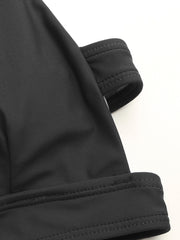 V-neck Tie Back Shaping Bikini Swimsuit