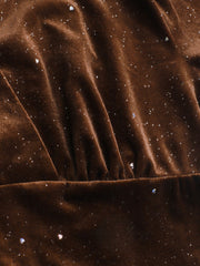 V-Neck Glitter Blouse