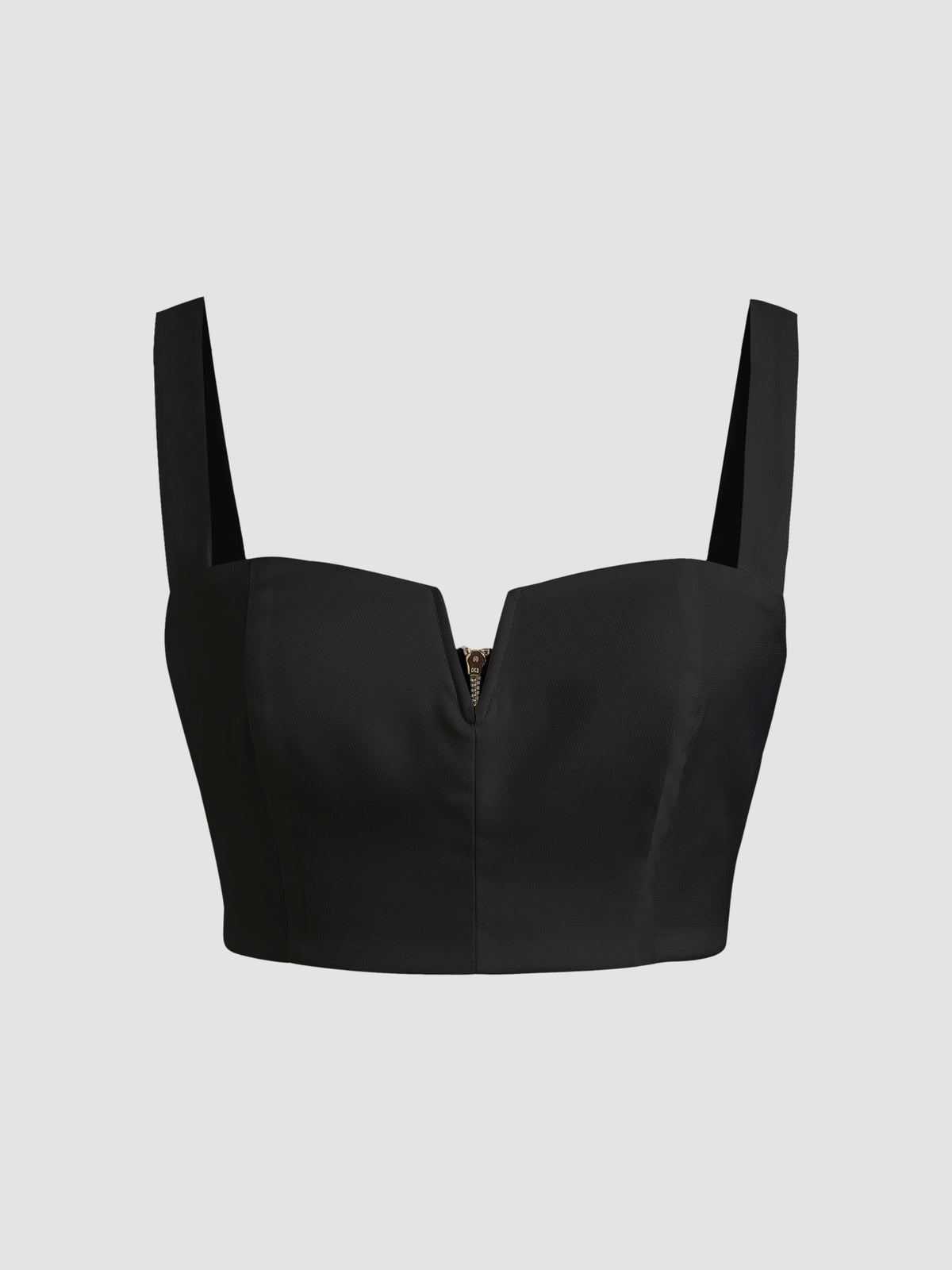 Solid V-Wire Crop Tank Top